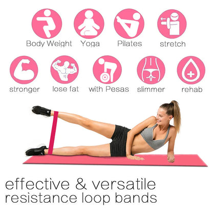 Elastic Bands for Fitness Resistance Bands Exercise Gym Strength Training Fitness Gum Pilates Sport Crossfit Workout Equipment